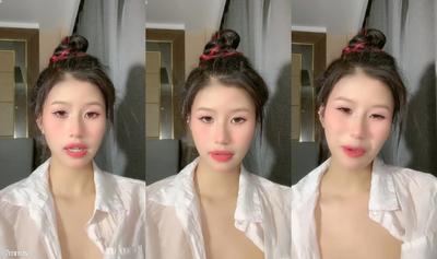 타오르는 붉은 입술을 가진 궁극의 인터넷 셀러브리티 뷰티! 화끈한 댄스의 유혹은 정말 충격적입니다! 섹시한 셔츠, 엉덩이, 큰 뚱뚱한 여자, 머리 긁기