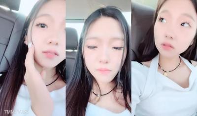 Young Babe Drives Outdoors, Parks And Has Sex In The Back Seat, Deepthroat Blowjob Bareback Shaved And Cum On Pussy