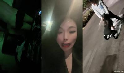 The scene is promiscuous KTV with many people! Kneel down and interject! Spread legs fuck on couch, drive outdoors, on the road
